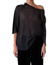 Load image into Gallery viewer, Aila Blouse Leopard Chiffon