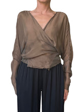 Load image into Gallery viewer, Wrap Blouse 3-310