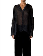 Load image into Gallery viewer, Dijon Shirt Leopard Chiffon
