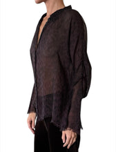 Load image into Gallery viewer, Capri Leopard Chiffon Shirt
