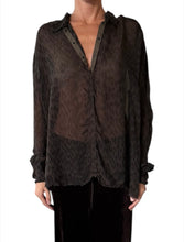 Load image into Gallery viewer, Capri Leopard Chiffon Shirt
