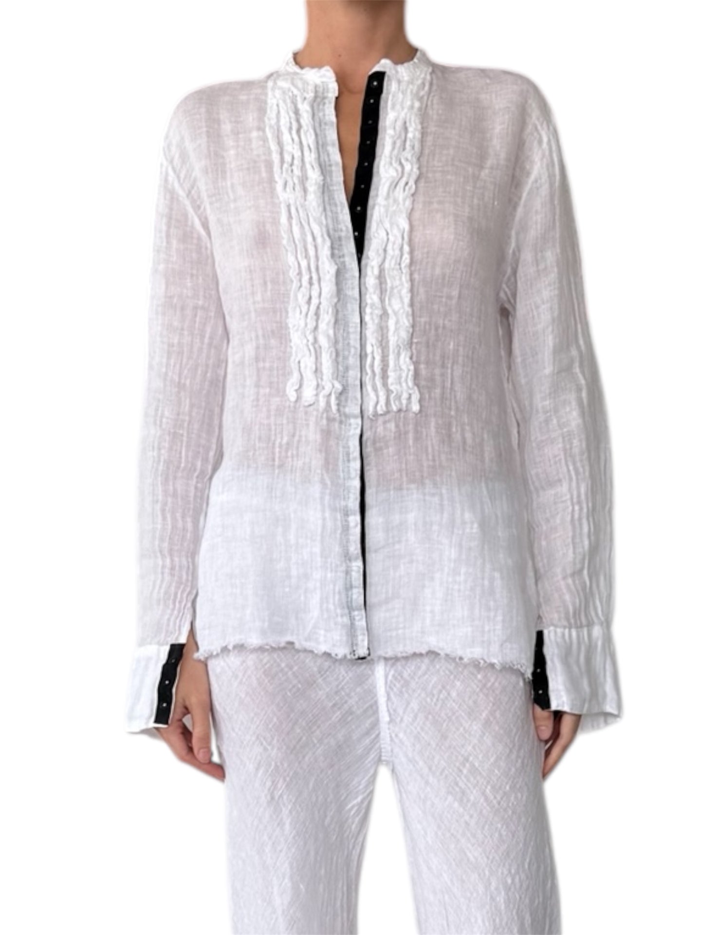 Tuxedo Blouse 3-194