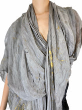 Load image into Gallery viewer, Silk and linen Scarf 9-104
